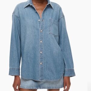 Aritzia The '80s Comfy Denim Shirt